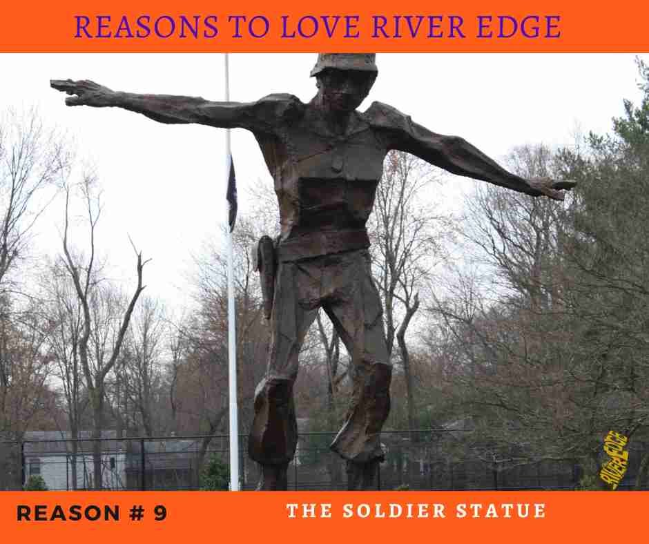 Soldier Statue River Edge NJ - www.thisisriveredge.com