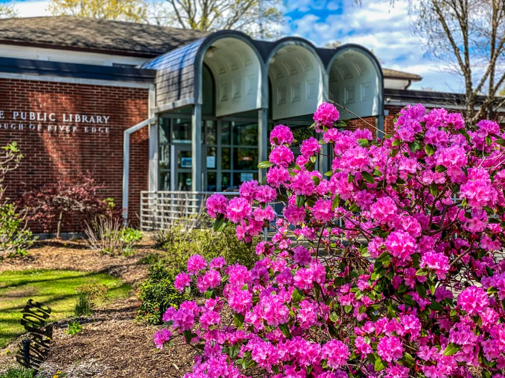 Flowers At River Edge Library